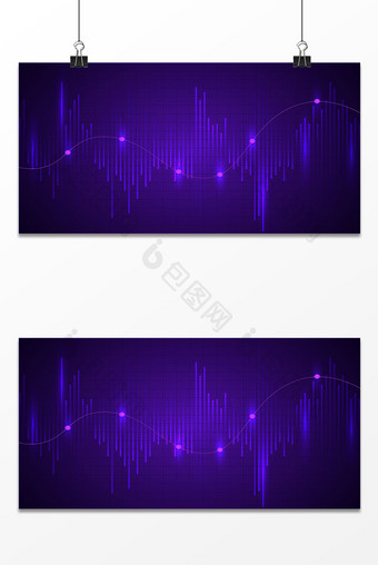 商务金融数据分析背景图片