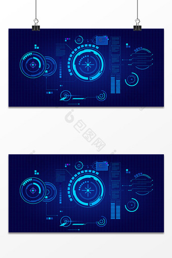 科技仪表盘数据背景图片