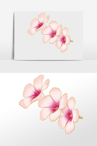 玉兰花新中式图片本素材所属分类为广告设计 ,主要用途为装饰图案
