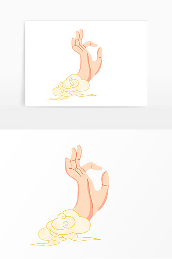 敦煌祥云佛手兰花指