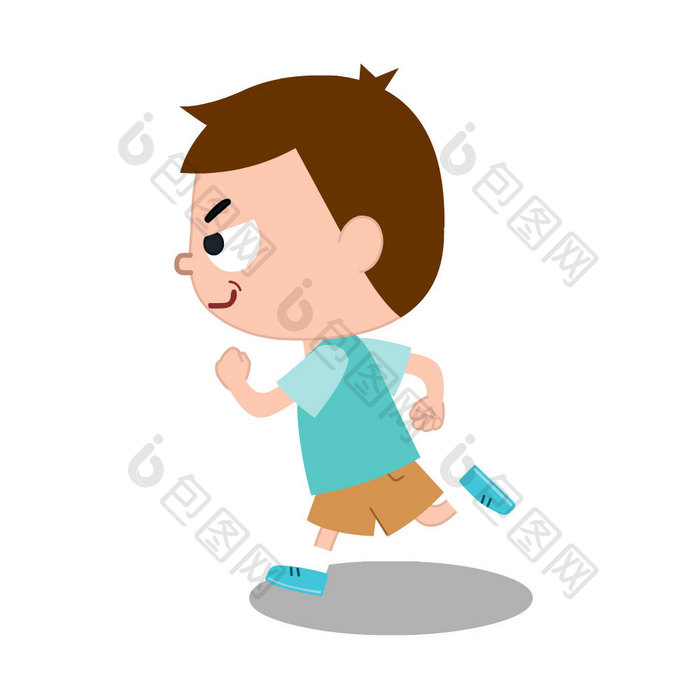 男孩男童学生运动会跑步动图GIF
