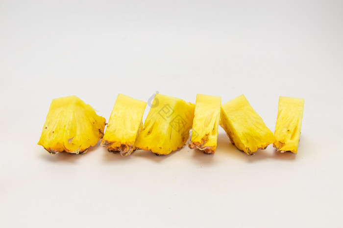黄色水果菠萝摄影图图片