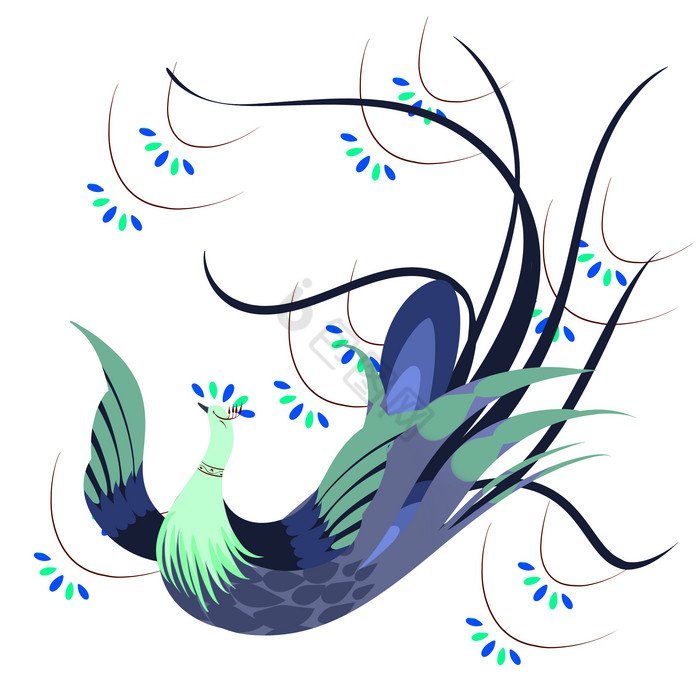 敦煌神兽青鸟动物图片