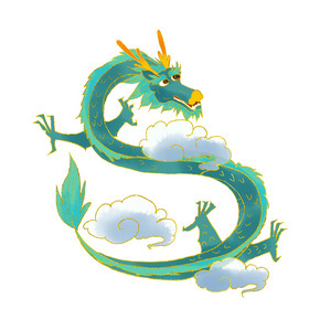 中国龙端午青龙绿龙