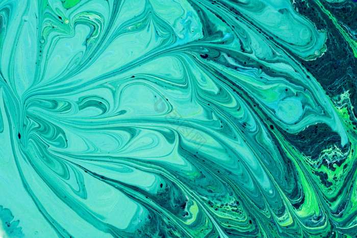绿色液体油漆背景图片