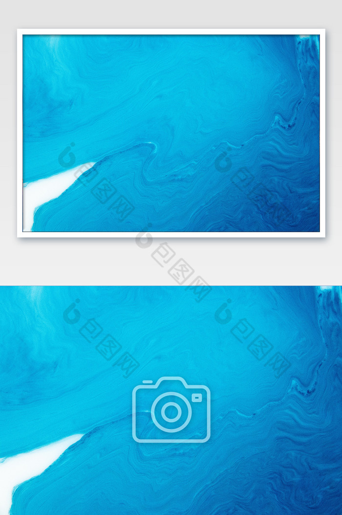 蓝色液体油漆摄影图图片图片