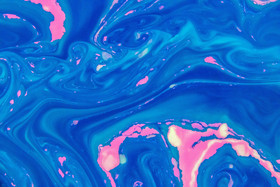 流动液体油漆摄影图