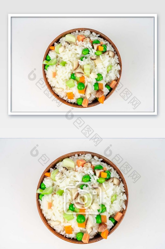 立夏美食米饭摄影图