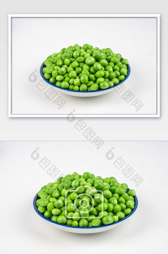 盘装立夏豌豆摄影图