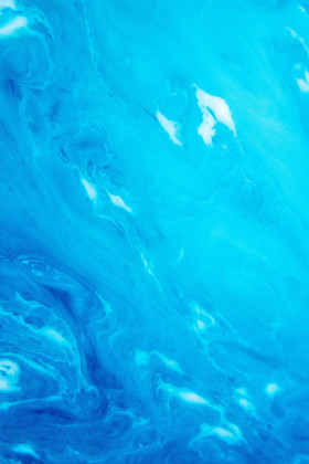 液体蓝色油漆背景