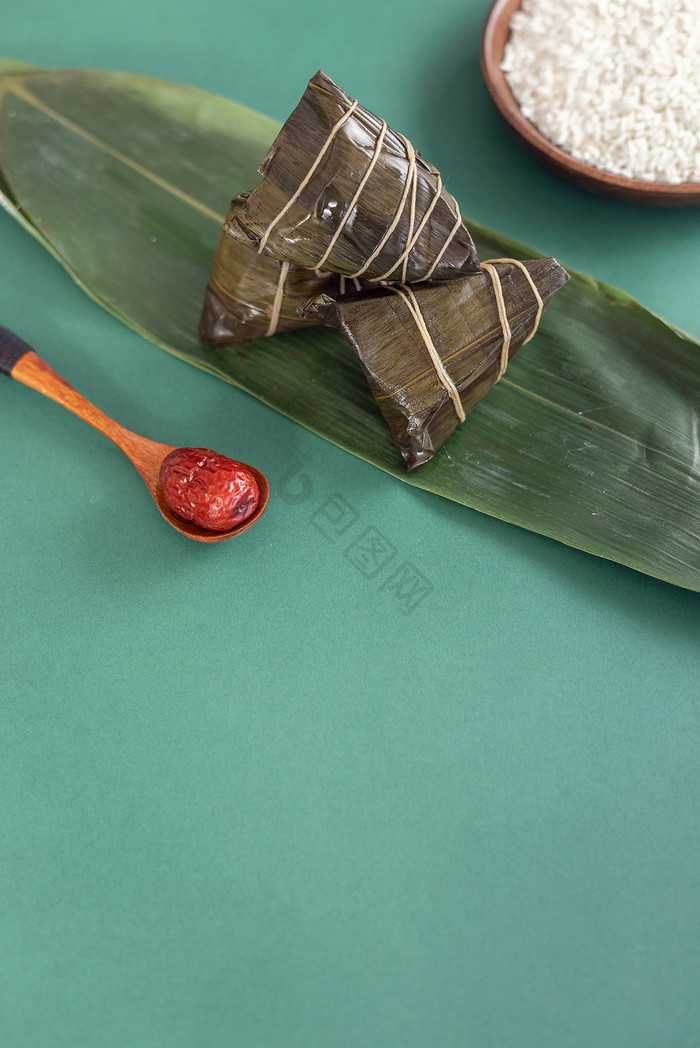 端午节粽子美食创意背景图片