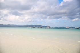 菲律宾长滩白沙滩
