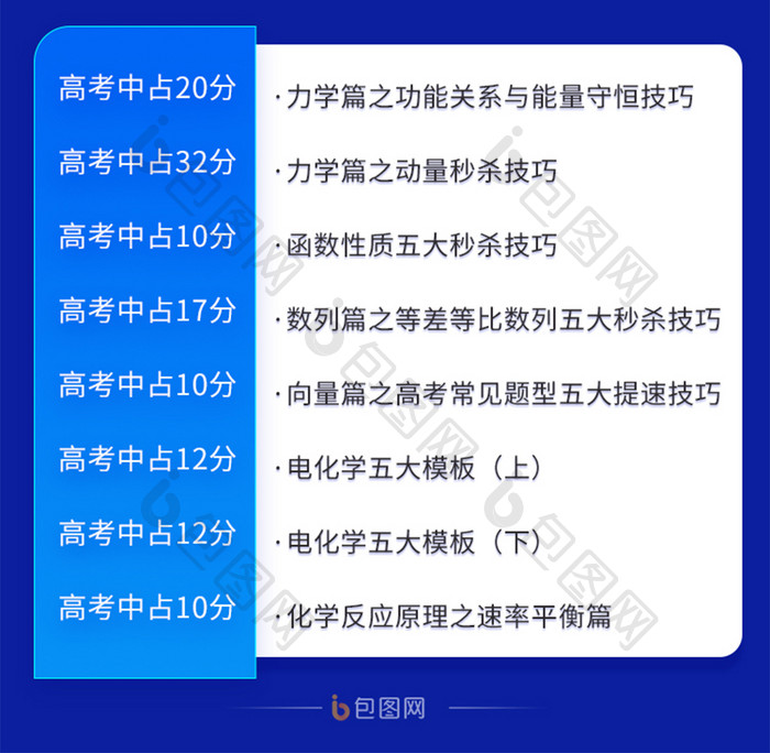 蓝色讲师培训营地教育培训招生H5专题长图