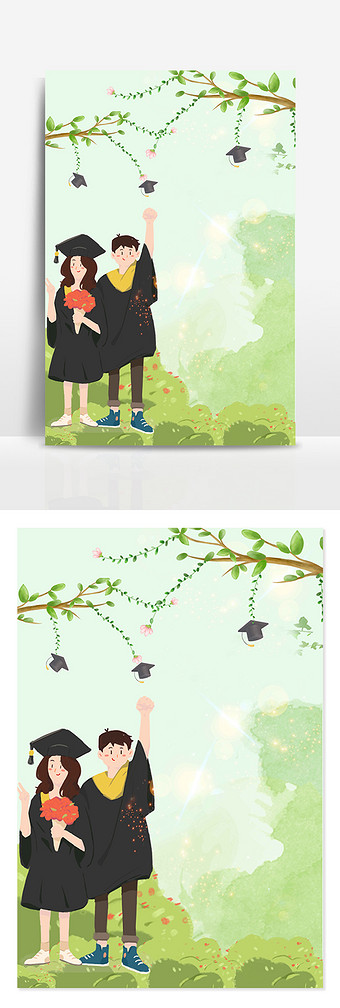 毕业季合影留念背景
