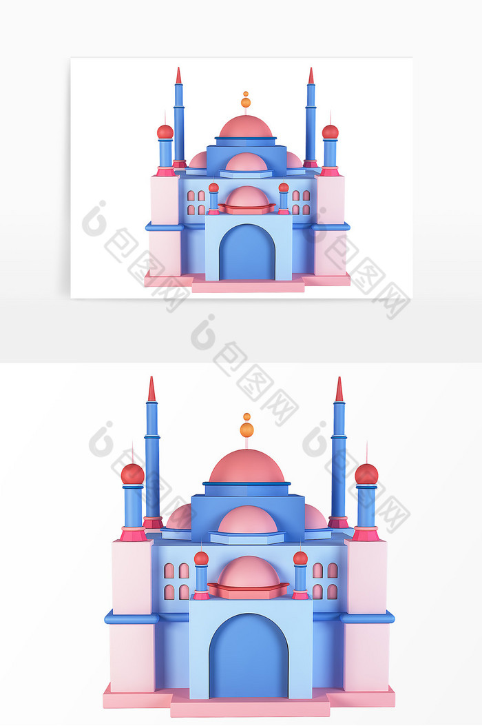 C4D场景元素节日活动元素C4D电商图片