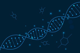 科技生物化学分子背景