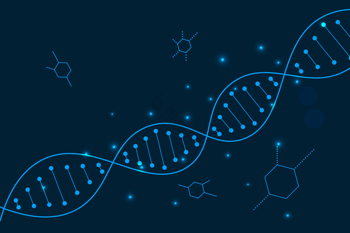 科技生物化学分子图片