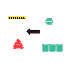 道路警示牌指示牌