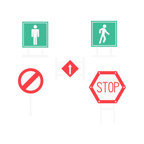 指示牌路标马路道路