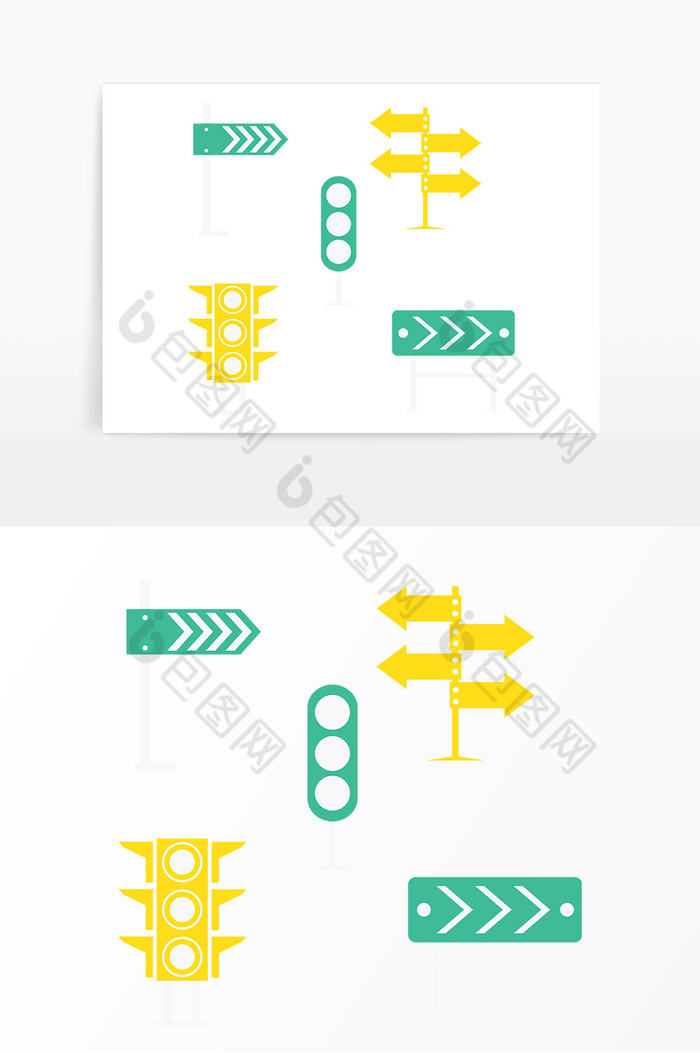 马路道路指示牌路标图片图片