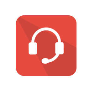 icon图标商务图标红色耳机客服会员动效