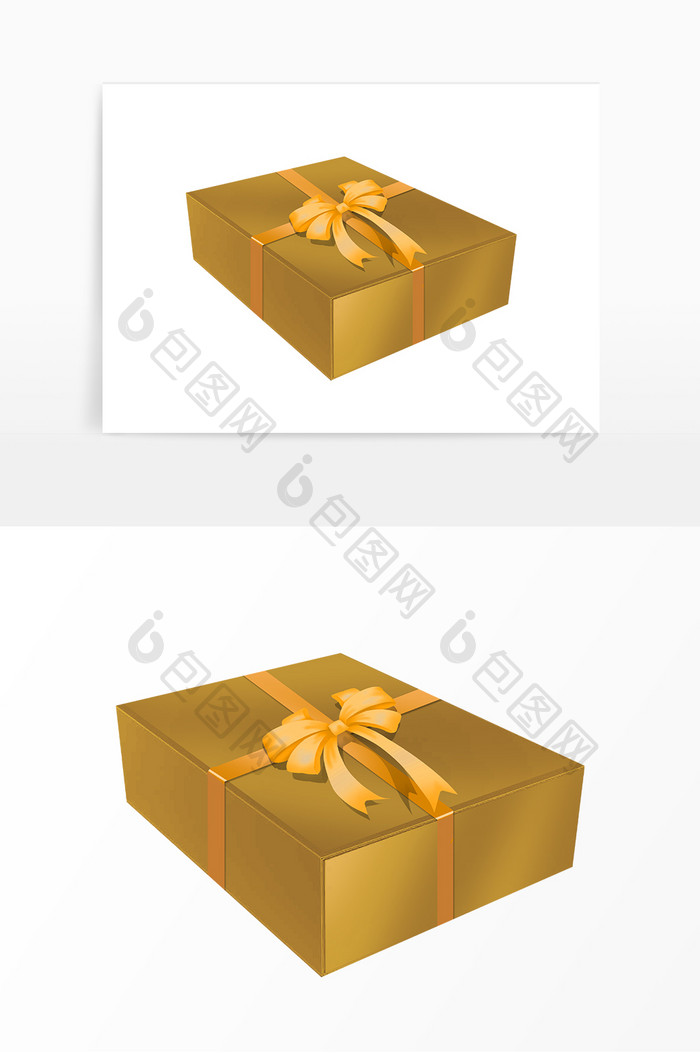 金色包装盒礼物盒礼物