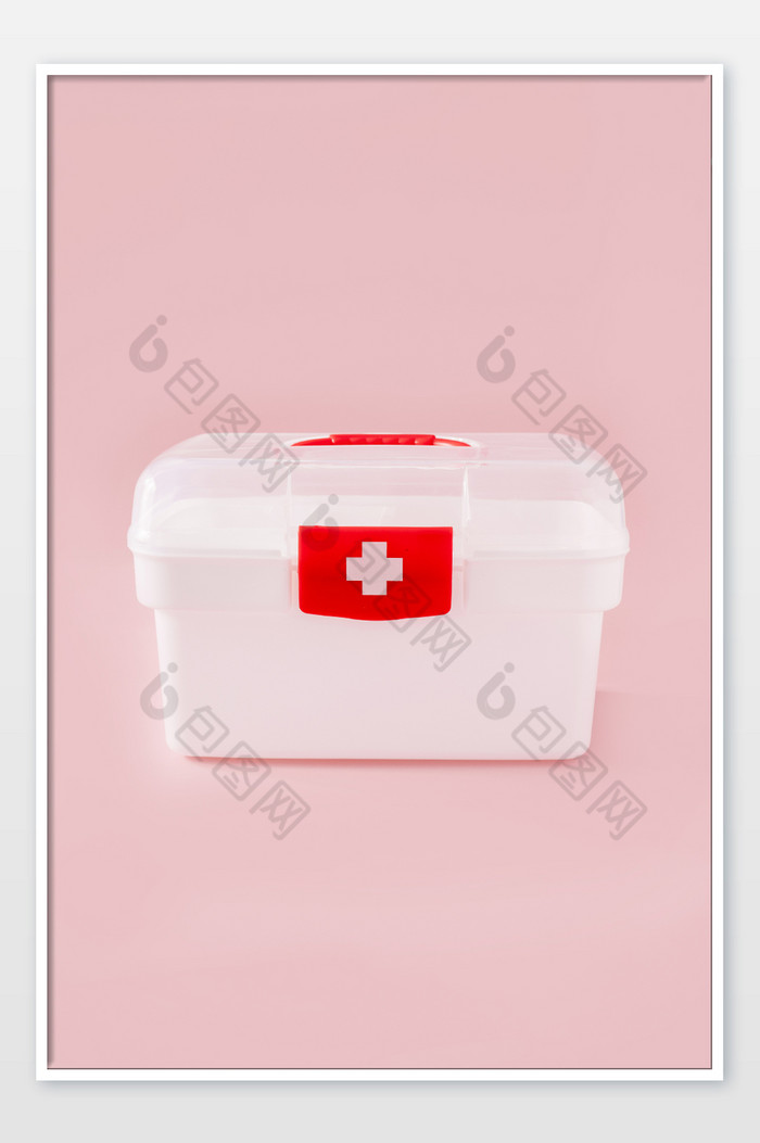 粉色简洁医疗护士节药箱摄影图图片图片