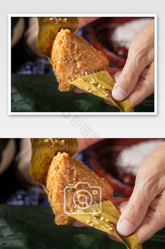 五月端午美食粽子图片
