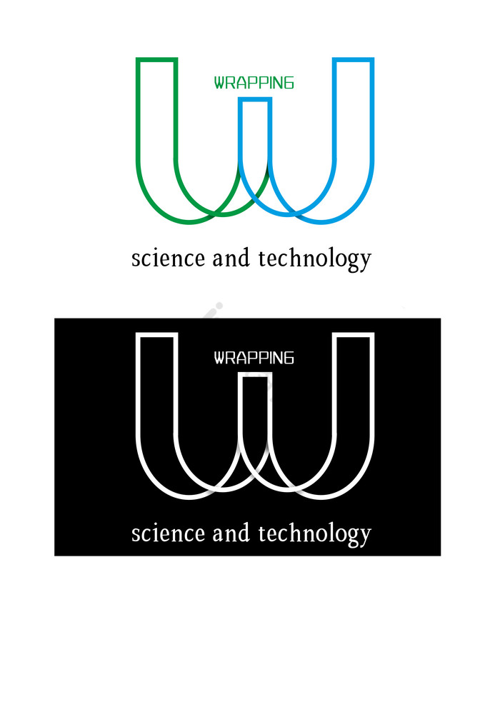 科技感异形字母logo图片