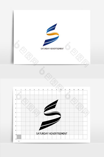 字母形s广告公司logo图片