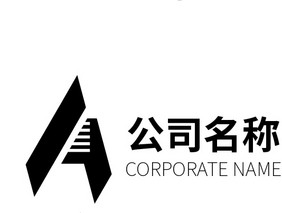 简约大气商务A字母LOGO