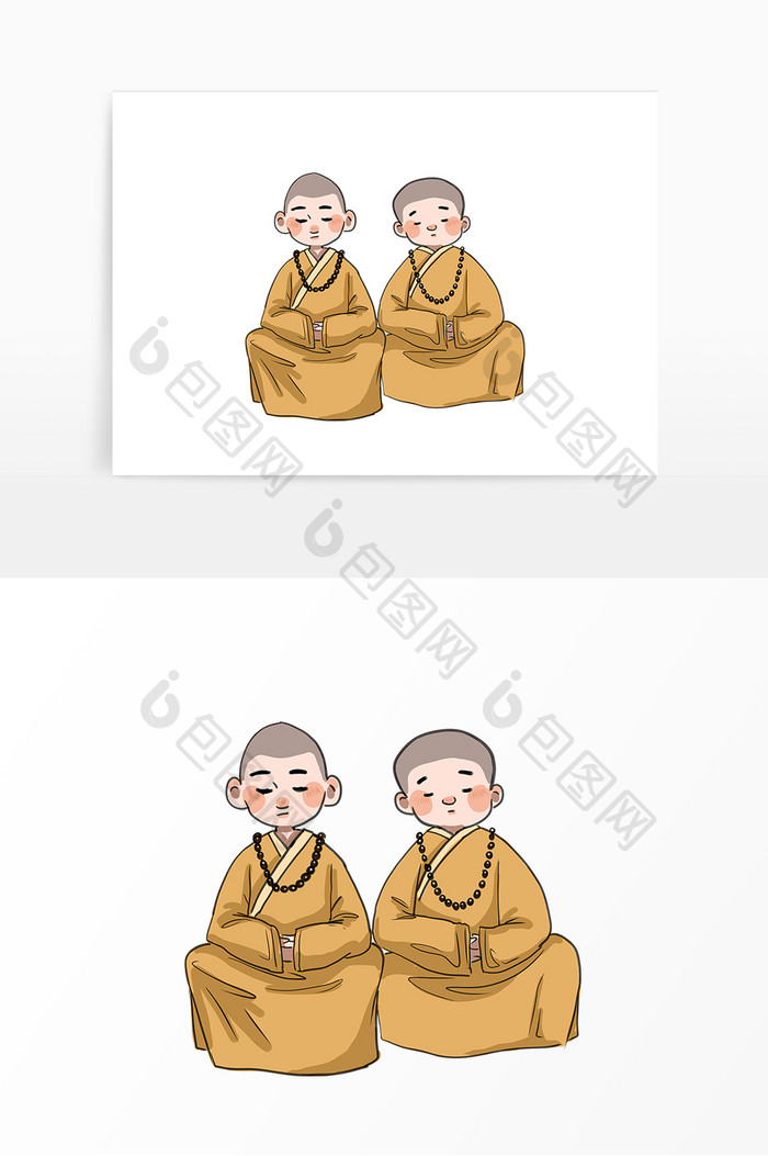 寺庙和尚僧侣僧衣