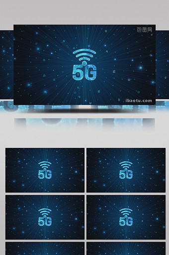 4K科技5G网络技术高清背景视频图片