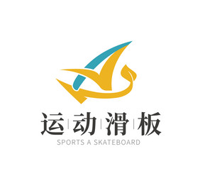 大气时尚运动A字母logo标志