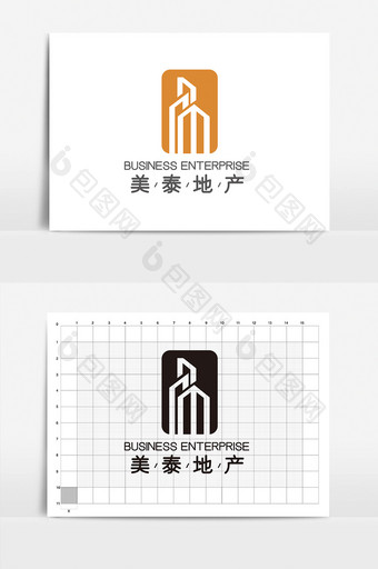 大气时尚建筑图形房地产行业型logoVI图片