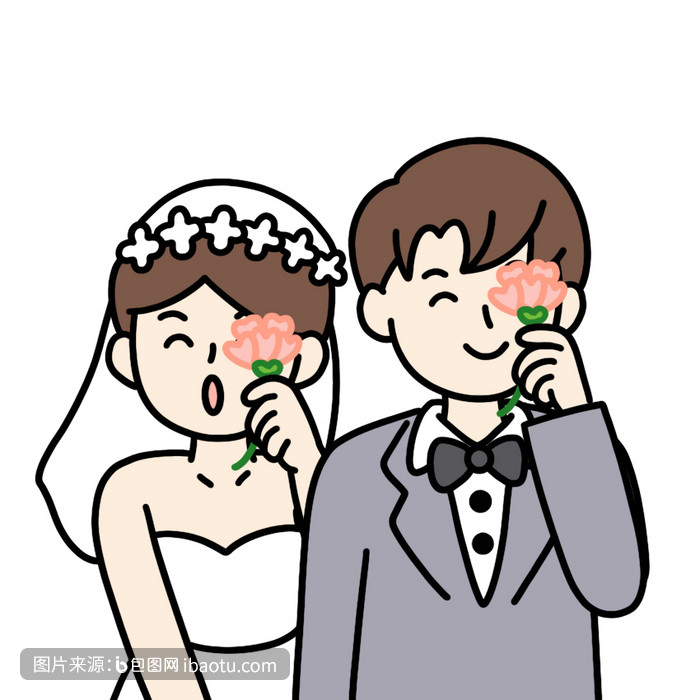 甜蜜結婚表情包拍照,包圖網,圖片,素材,模板,免費