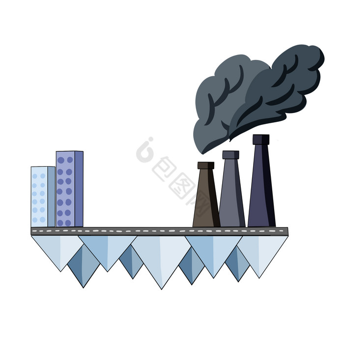 工厂排污环境污染图片