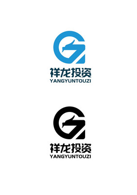 祥龙投资企业LOGO字母LOGO