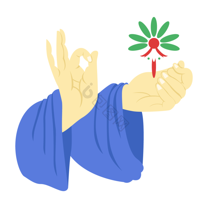 兰花指手势图片-兰花指手势素材免费下载-包图网