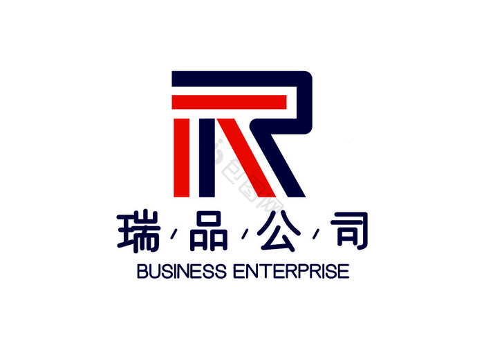 R字母类logoVI标志图片