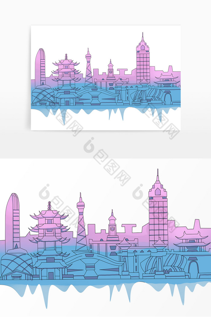 城市地标建筑武汉图片图片