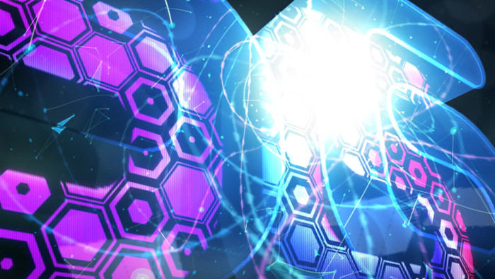 高科技能量水晶三维logo动画AE模板