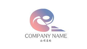 简约灵动e字母logo设计