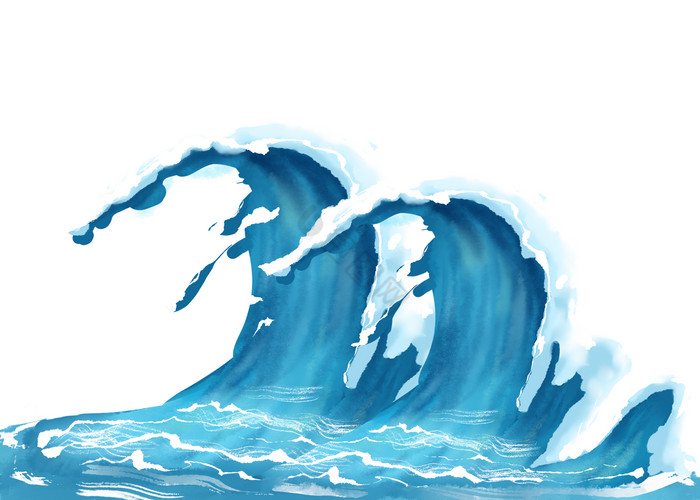 波涛汹涌大海海浪图片