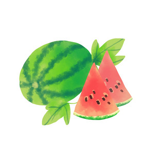夏天食物水果西瓜
