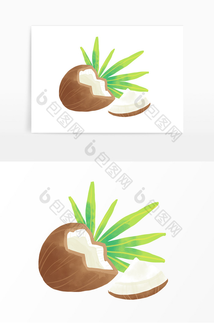 夏天夏季食物椰子图片图片