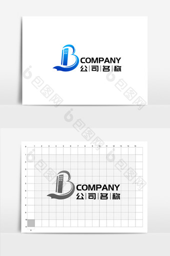 字母B组合商务通用logo图片