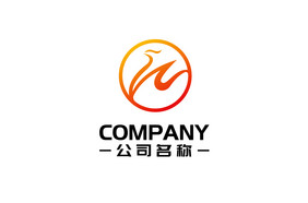 字母W组合暖色通用logo