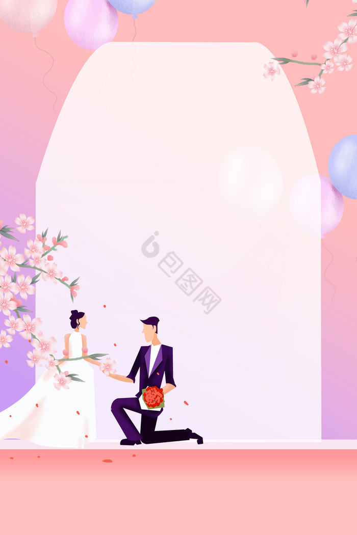 浪漫求婚婚礼图片