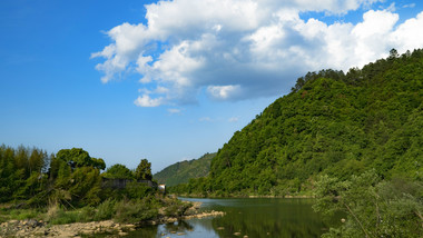 绿水青山延时摄影